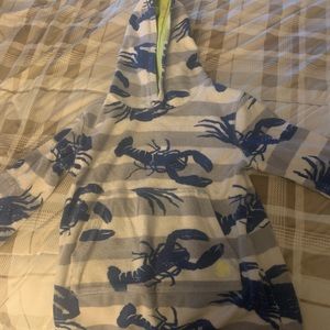 Mini Boden towel hoodie